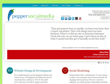 Tablet Screenshot of peppersocialmedia.com